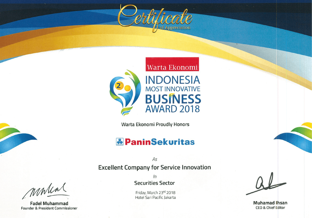 Indonesia Most Innovative Business Award 2018