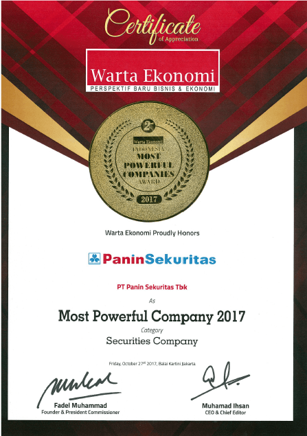 Indonesia Most Powerful Company Award 2017